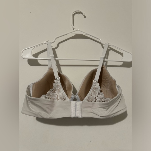 Maidenform One Fab Fit Full Coverage Underwire White Convertable Bra - Picture 8 of 8